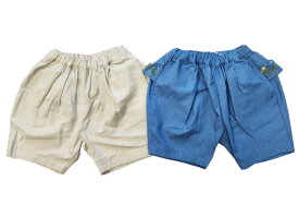 【SALE】【Little s.t. by s.t. closet /リトルエスティークローゼット/2026’SS】デニム刺繍パンツ (90-120cm)