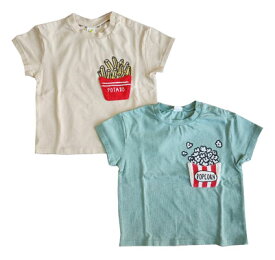 【SALE】【nico hrat /ベビールーム/2023SS】スナックポケットTシャツ(90-110cm)