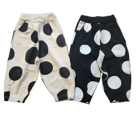 【SALE30%】【2025'AW】【nico hrat /ベビールーム】ドット　ロングパンツ (90-120cm)