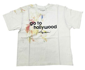 【新作】【2024'SS / GO TO HOLLYWOOD /ゴートゥーハリウッド】テンジク　KAZ OMORI ペイント TEE (01-02/白)