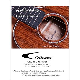 Oihata Ukulele Strings ライトゲージEX Low-G Set 弦 ウクレレ弦 (楽器アクセサリ)