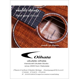 Oihata Ukulele Strings ハードゲージEX Low-G Set 弦 ウクレレ弦 (楽器アクセサリ)
