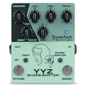 TECH21 YYZ SHAPE-SHIFTER [Geddy Lee Signature Pedal] ベース用エフェクター ベース用プリアンプ・EQ・DI (エフェクター)