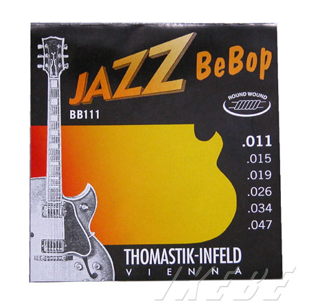 ジャズ専用のラウンドワウンド弦 Thomastik-Infeld トマスティック JAZZ用ラウンド弦 インフェルト BB111 信託 信用