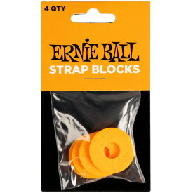 ERNIE BALL #5621 STRAP BLOCKS 4PK - ORANGE (4枚入り) ギター・ベース用パーツ その他パーツ (楽器アクセサリ)