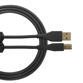 あす楽 UDG Ultimate Audio Cable USB 2.0 A-B Black Straight 3m 【本数限定USBケーブル特価】 DJアクセサリー ケーブル類 (DJ機器)