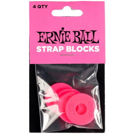 ERNIE BALL #5623 STRAP BLOCKS 4PK - PINK (4枚入り) ギター・ベース用パーツ その他パーツ (楽器アクセサリ)