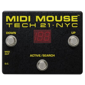 あす楽 TECH21 MM1 MIDI Mouse ラインセレクター・フットスイッチ MIDIフットコントローラー (エフェクター)