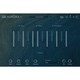 UVI Aurora(オンライン納品)(代引不可) ソフトウェア音源 ピアノ・オルガン (DTM)