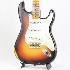 Fender Custom Shop 2022 Custom Collection 1958 Stratocaster Relic Faded/Aged Chocolate 3-Color Sunburst【SN.CZ577252】 STタイプ (エレキギター)