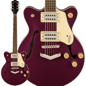GRETSCH G2655 Streamliner Center Block Jr. Double-Cut with V-Stoptail (Burnt Orchid/Laurel) セミアコ (エレキギター)