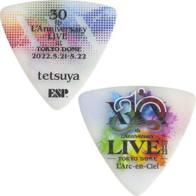 ESP PA-LT10-30th LIVE (White) [tetsuya Model] ピック (楽器アクセサリ)