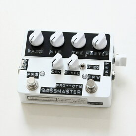 shin’s music Bass Master PRO+ CTM w/ Drive EQ Select Switch [Solid White/Black Panel/White Knob] ベース用エフェクター ベース用プリアンプ・EQ・DI (エフェクター)