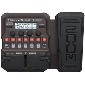 ZOOM A1X FOUR [Multi-Effects Processor] エレアコ用エフェクター アコギ用マルチエフェクター (エフェクター)