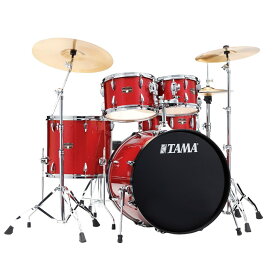 TAMA Imperialstar 22 バスドラムキット シンバル付きセット / バーント・レッド・ミスト[IP52H6RC-BRM] 【お取り寄せ品】 ドラムセット (ドラム)