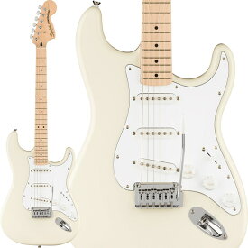 あす楽 Squier by Fender Affinity Series Stratocaster (Olympic White/Maple) STタイプ (エレキギター)