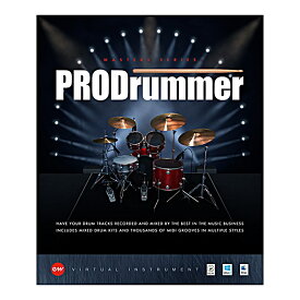 EAST WEST ProDrummer Vol.1(オンライン納品)(代引不可) ソフトウェア音源 ドラム・パーカッション系 (DTM)