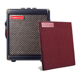 Positive Grid Spark Mini Black + Grille-Red SET ギターアンプ コンボ (ギターアンプ・ベースアンプ)