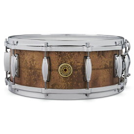 GRETSCH Keith Carlock Signature Snare Drum - 2mm Antique Aged Brass 14×5.5 [GAS5514-KC] スネアドラム (ドラム)