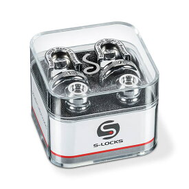 Schaller Strap Lock System S-Locks #14010201/Chrome ギター・ベース用パーツ ストラップピン (楽器アクセサリ)