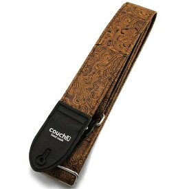 Couch Guitar Strap Light Brown Western ギターストラップ (楽器アクセサリ)