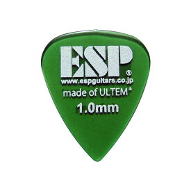 ESP ウルテム製ピック ティアドロップ/グリーン/1.0mm [PT-PSU10 GR] ピック (楽器アクセサリ)