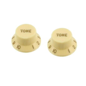 ALLPARTS Set of 2 Vintage Cream Tone Knobs [5055] ギター・ベース用パーツ ノブ・スイッチキャップ・プレート (楽器アクセサリ)