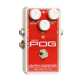 あす楽 Electro Harmonix Nano POG[Polyphonic Octave Generator] ギター用エフェクター ハーモニー系 (エフェクター)