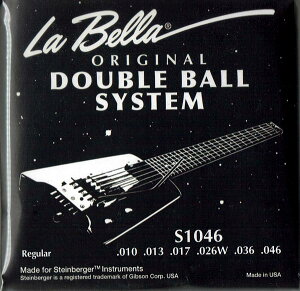 La Bella 《ラベラ》 S1046 【スタインバーガー用エレキギター弦】