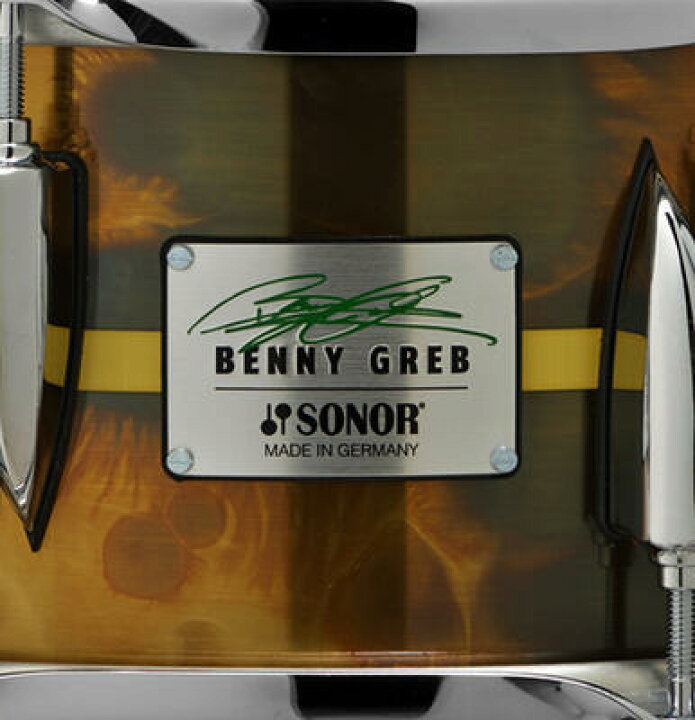 SONOR 《ソナー》 SSD-13575BG SDB2.0 Benny Greb Signature Snare 2.0 Premium Brass  Shell 13