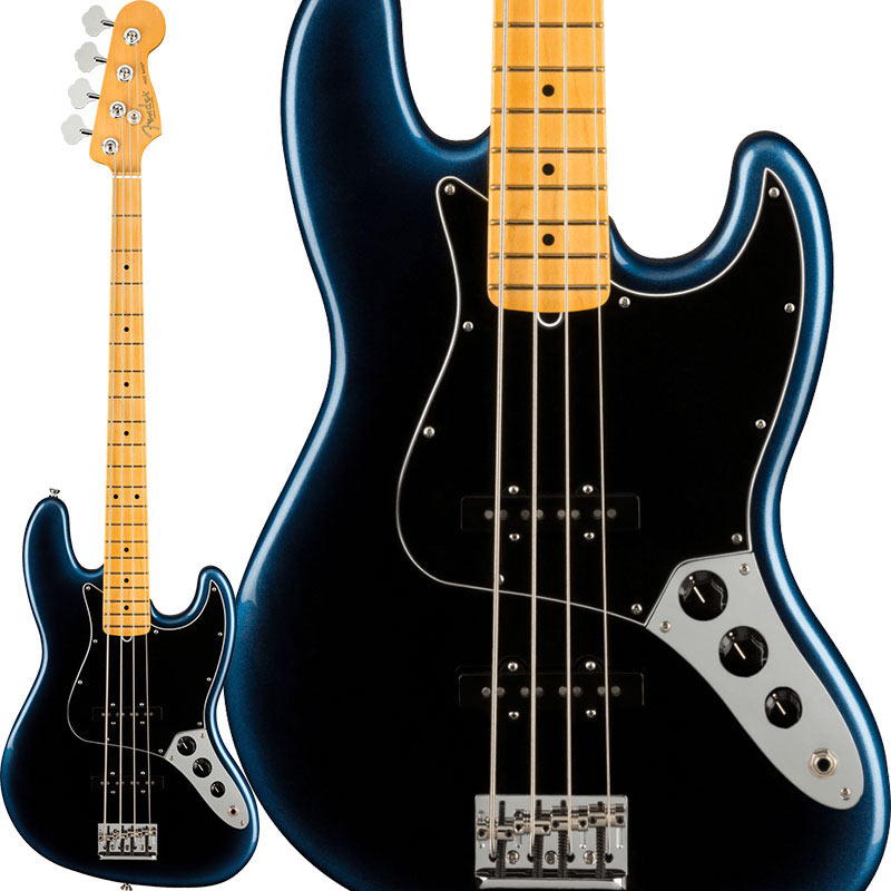 フェンダー エレキベース Fender 《フェンダー》 American Professional II Jazz Bass (Dark Night/Maple)【入荷待ち、ご予約受付中！】