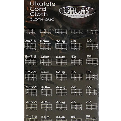 オルカス ウクレレコードクロス 無料サンプルOK ORCAS 贈物 ブラック BLK CLOTH-OUC