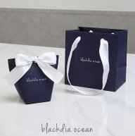 【有料】 ギフト ラッピング レディース アクセサリー ジュエリー blackdia ocean ブランド ロゴ入り シ…