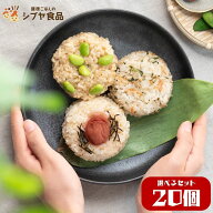 おにぎり 20個セット（各5個×4種類）健康ごはん ヘルシー ダイエット 時短 個包装 長期保存 栄養 レコー…