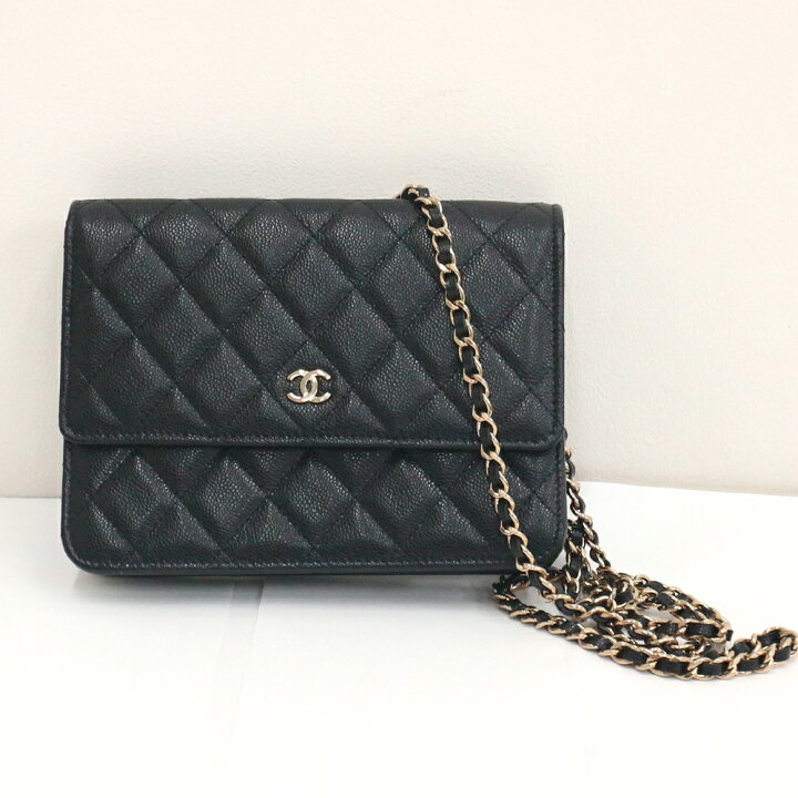 楽天市場】シャネル チェーンウォレット マトラッセ ココマーク CHANEL 