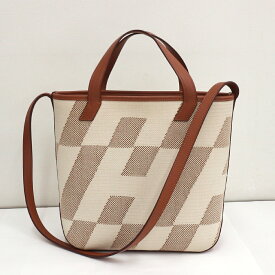 エルメス　Hアンビエ 27 PM エクリュ HERMESヴォースイフト×トワルアッシュ/ベージュ系×ブラウン系 U刻印【中古】A《返品可》【質屋出品】【送料無料】