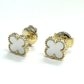 ヴァンクリーフ＆アーペル　スウィート アルハンブラ ピアス K18YG VCARA44800 メーカーにて新品仕上げ済み VanCleef & Arpels【中古】美品《返品可》【質 屋出品】【送料無料】