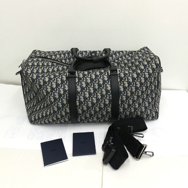 楽天市場】ディオール ランゴ50 ボストンバッグ DIOR オブリーク ジャ 
