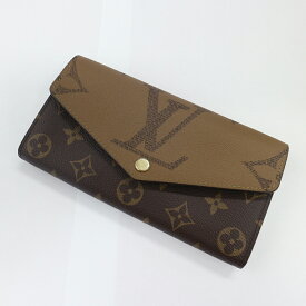 ルイ・ヴィトン　ジポルトフォイユ・サラ 長財布　LOUIS VUITTON　モノグラム×モノグラムジャイアントリバース M80726【中古】A《返品可》【質屋出品】【送料無料】