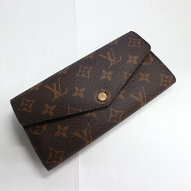 ルイ・ヴィトン ポルトフォイユ・サラ 長財布 LOUIS VUITTON　モノグラム/フューシャ　M62234【新品同様未使用品】訳あり《返品可》【質屋出品】【送料無料】