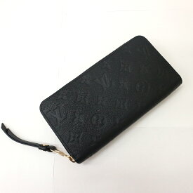 ルイ・ヴィトン　ジッピー・ウォレット ラウンドファスナー長財布　LOUIS VUITTON　モノグラムアンプラント/ノワール M61864【中古】A《返品可》【質屋出品】【送料無料】