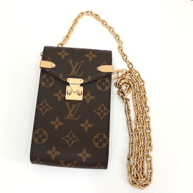ルイ・ヴィトン　　チェーンショルダーバッグ フォン ポーチ・メティス　LOUIS VUITTON モノグラム M13572美品【中古】《返品可》【質屋出品】【送料無料】