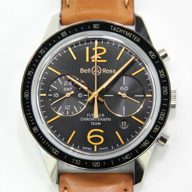 ベル＆ロス フライバック クロノグラフ GMT BRV126-FLY-GMT/SCA 自動巻 【中古】A【質屋出品】【送料無料】【楠本商店】