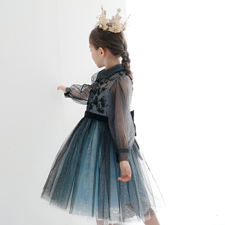 楽天市場 ピアノ発表会 ドレス 子供ドレス ワンピース キッズドレス フォーマルドレス 女の子 子供服 子どもドレス フラワーガール Aライン ジュニア プリンセスドレス 七五三 卒業式 結婚式 長袖 100 110 1 130 140 150 160 渋谷ウイングス
