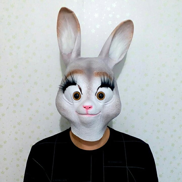 楽天市場 仮面 お面 動物 兎 ウサギ コスプレ マスク Cosplay 仮装 ハロウィン クリスマス 舞台 パーティー道具 Halloween 渋谷ウイングス