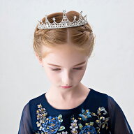 ティアラ キッズ ヘッドドレス 子供 女の子 クラウン 結婚式 ヘアアクセサリー ウエディング 王冠 カチュ…