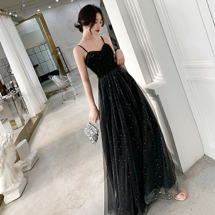 楽天市場 ロングドレス 演奏会 ノースリーブ カラードレス ブラック 黒 パーティードレス 結婚式 イブニングドレス 花嫁 カクテルドレス 二次会 フォーマルドレス お呼ばれ エンパイア 発表会 披露宴 コンサート 大きいサイズ Xs S M L Xl Xxl 渋谷ウイングス