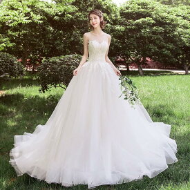 ウェディングドレス 花嫁 ウエディングドレス 白 オフホワイト 上品 ブライダル wedding dress 結婚式 プリンセスラインドレス 二次会 パーティード フォーマルドレス 披露宴 前撮り 後撮り ウェディングフォト 大きいサイズ 小さいサイズ 海外挙式 セミオーダー