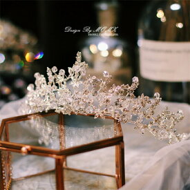 ティアラ ヘッドドレス 王冠 ヘアアクセサリー ウェディング用 ブライダル ウェティグ 小物 花嫁 結婚式 キラキラ 豪華 高品質 二次会 スワロフスキー パーティー 二次会 前撮り