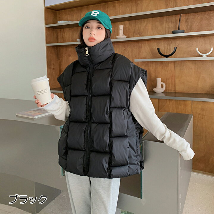 楽天市場】ダウンベスト 中綿ベスト ダウンコート ショートコート 